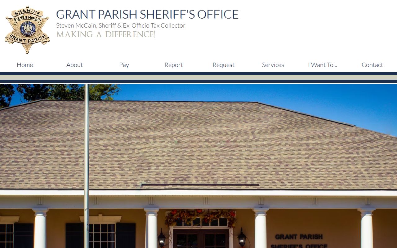 Grant Parish Sheriff official website